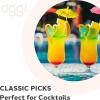 imageOGGI Wooden Cocktail Picks Sticks 20 pcs  Wooden Martini Picks with Colored Balls Reusable Metal Cocktail Skewers Martini Sticks for Olives Appetizers 425quot  11cmCocktail Sticks