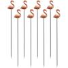 imageOGGI Wooden Cocktail Picks Sticks 20 pcs  Wooden Martini Picks with Colored Balls Reusable Metal Cocktail Skewers Martini Sticks for Olives Appetizers 425quot  11cmCocktail Sticks