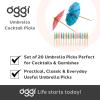 imageOGGI Wooden Cocktail Picks Sticks 20 pcs  Wooden Martini Picks with Colored Balls Reusable Metal Cocktail Skewers Martini Sticks for Olives Appetizers 425quot  11cmCocktail Sticks