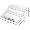 imageOggi 3 Tier Spice Organizer ampamp Pantry Storage For Shelf Kitchen Cabinet Spice Rack Pantry Organization and Storage Clear Shelves1 Count Pack of 1