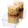 imageOggi 6 Pack of Clear Plastic FridgePantry Bins with Fingergrip Handles 12quot x 775quot x 35quot6Inch Bin set of 6