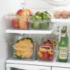 imageOggi 6 Pack of Clear Plastic FridgePantry Bins with Fingergrip Handles 12quot x 775quot x 35quot8Inch Bin set of 6