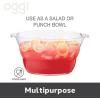 imageOggi Acrylic Oval Party Tub  Clear Beverage Cooler wHandles Wine Cooler Beer Chiller Ideal Party Tubs for Drinks Use Ice Tub for Indoor or Outdoor Bars 185quot x 11quotOval Party Tub