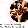 imageOggi Automatic Measured Bottle Pourer Spout  Liquor Bottle Pourers Jigger Quick Shot Spirit Measure Pourer 1 oz 30 ml Clear Black1 Ounces