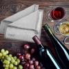 imageOggi Bambou Wine Glass Polishing Cloths  Natural Wine Polishing Cloth 91 BambooDerived Rayon Cellulose Fiber Reusable Hygienic Fast Dry OdorFree NonScratch LintFree  2 pcs 7x9