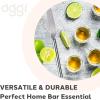 imageOggi Bartender Knife 95quot  24cm Bar Knife Stainless Steel Handle Double Tipped Stainless Steel Blade Bar Cart Accessories Bartender Accessories Cocktail Kit