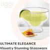 imageOggi Beer Double Wall Insulated Glass Mug Ideal for IPA ale lager stout pilsner Beer Stays Cool Longer Even Outdoors Visually Stunning 14oz  400ml Set of 2Clear