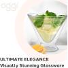 imageOggi Beer Double Wall Insulated Glass Mug Ideal for IPA ale lager stout pilsner Beer Stays Cool Longer Even Outdoors Visually Stunning 14oz  400ml Set of 2Clear