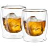 imageOggi Beer Double Wall Insulated Glass Mug Ideal for IPA ale lager stout pilsner Beer Stays Cool Longer Even Outdoors Visually Stunning 14oz  400ml Set of 2Clear
