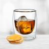 imageOggi Beer Double Wall Insulated Glass Mug Ideal for IPA ale lager stout pilsner Beer Stays Cool Longer Even Outdoors Visually Stunning 14oz  400ml Set of 2Clear