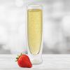 imageOggi Beer Double Wall Insulated Glass Mug Ideal for IPA ale lager stout pilsner Beer Stays Cool Longer Even Outdoors Visually Stunning 14oz  400ml Set of 2Clear