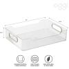imageOggi CabinetDrawer Storage Bin  14quot x 5quot Set of 6 ClearGray Ideal for Kitchen Organization Pantry Storage Fridge Organizing12 x 875 set of 6
