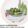 imageOggi CabinetDrawer Storage Bin  14quot x 5quot Set of 6 ClearGray Ideal for Kitchen Organization Pantry Storage Fridge Organizing12 x 875 set of 6