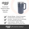 imageOggi Insulated Beer Mug with Handle  Ideal Large Stein Insulated Mug Beverage Glass Beverage Mugs Beer Glasses Beer Glass with Handles Large Stein Oktoberfest  27oz  08ltBlue