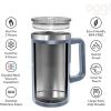 imageOggi Insulated Beer Mug with Handle  Ideal Large Stein Insulated Mug Beverage Glass Beverage Mugs Beer Glasses Beer Glass with Handles Large Stein Oktoberfest  27oz  08ltBlue