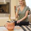 imageOggi Jumbo Stainless Steel Moscow Mule Mug 102oz Copper Plated Moscow Mule Cup Cocktail Cart ampamp Home Bar Accessories Moscow Mule Mugs Make Great Gifts