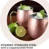 imageOggi Moscow Hammered Copper Plated Mule Mug with EZGrip Handle 18Ounce