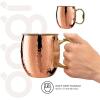 imageOggi Moscow Hammered Copper Plated Mule Mug with EZGrip Handle 18Ounce