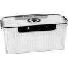 imageOggi Produce Containers for Fridge with Time Tracking  Ideal for Fruit and Vegetable Storage Fruit Storage Containers Berry Containers for Fridge Lettuce Keeper  95x 675x46Large  13 x 7125 x 575