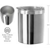 imageOggi Rocks Celebrate Collection Stainless Steel Insulated Tumbler  White Gold Marble 10 oz with clear slider lidSilver Mirror