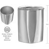 imageOggi Rocks Celebrate Collection Stainless Steel Insulated Tumbler  White Gold Marble 10 oz with clear slider lidSilver Sparkle
