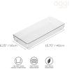 imageOggi Set of 3 Clear Drawer Organizers  1 6x625 1 625x925 1 625x1575  Ideal for Organizing Kitchen Drawers Office Desk Silverware Kitchen Utensils Cosmetics and Bathrooms6 by 15 Pack of 2