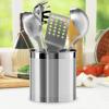 imageOggi Stainless Steel Jumbo Utensil Holder  7quot Utensil Caddy Weighted Base for Stability  Extra Large Utensil Crock and Countertop Utensil Organizer Charcoal 72111Stainless Steel  7