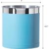 imageOggi Stainless Steel Jumbo Utensil Holder  7quot Utensil Caddy Weighted Base for Stability  Extra Large Utensil Crock and Countertop Utensil Organizer Charcoal 72111Turquoise  7