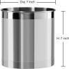 imageOggi Stainless Steel Jumbo Utensil Holder  7quot Utensil Caddy Weighted Base for Stability  Extra Large Utensil Crock and Countertop Utensil Organizer Charcoal 72111Stainless Steel  7