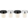 imageOGGI Tshaped Wine Corks 2pc Set Reusable ampamp Low Profile for Wine ampamp Beer Bottles DIY Craft Black SilverBlack  Silver