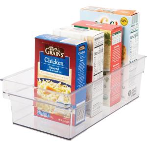 imageOggi EasiGrab CabinetDrawer Storage Bin  Clear Ideal for Kitchen Organization Pantry Storage Fridge Organizing  14 x 6 x 412 x 6 x 375