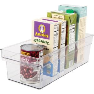imageOggi EasiGrab CabinetDrawer Storage Bin  Clear Ideal for Kitchen Organization Pantry Storage Fridge Organizing  14 x 6 x 414 x 6 x 4