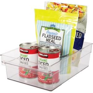 imageOggi EasiGrab CabinetDrawer Storage Bin  Clear Ideal for Kitchen Organization Pantry Storage Fridge Organizing  14 x 6 x 414 x 8 x 4