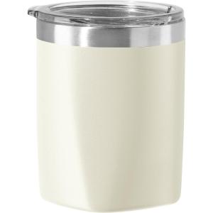 imageOggi Rocks Celebrate Collection Stainless Steel Insulated Tumbler  White Gold Marble 10 oz with clear slider lidGray