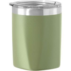 imageOggi Rocks Celebrate Collection Stainless Steel Insulated Tumbler  White Gold Marble 10 oz with clear slider lidOlive
