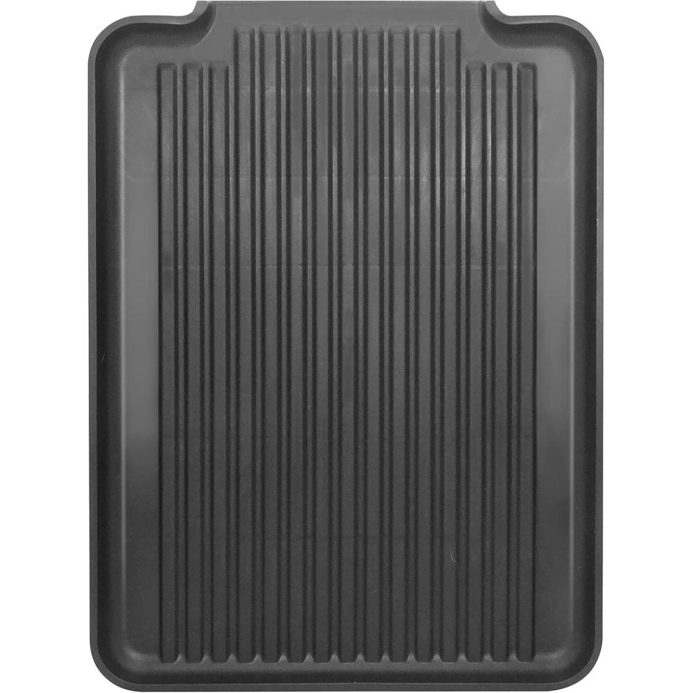 imageOggi Dish Drain Board ampamp Drying Rack Tray for Kitchen  Ideal Rigid Drainboard Plate ampamp Glass Drainer Tray Dish Drain Boards for Kitchen Counter 1275 x 1725  Black