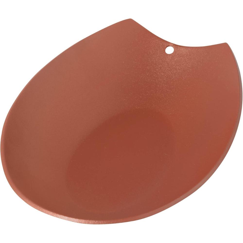 imageOggi Spooner Stainless Steel Spoon Rest Holds Kitchen Utensils for Mess Free Cooking Stove Top Coffee Station Kitchen Accessories Utensil Rest Blue 525 inch by 35 inch 76355Brick Red