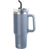 imageOGGI 40 oz Tumbler with Handle Straw ampamp Lid  Big Water Bottle Travel Coffee Mug Stainless Steel Vacuum Insulated Thermal Cup for Hot Cold Beverages Cold for 24Hrs ampamp Hot for 12Hrs  BlueBlue