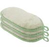 imageOGGI Bambou OdorFree Kitchen Sponges  Natural Kitchen Sponges for Dishes 91 BambooDerived Rayon Cellulose Fiber Reusable Absorbent Hygienic Durable NonScratch Washable  3 pcs 7x4Sage