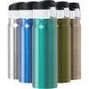 imageOGGI Caliber Stainless Steel Travel Water Bottle Insulated Coffee Mug Metal Water Bottle Sports Bottle Water Flask Travel Bottles 17oz PeacockPeacock