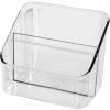 imageOGGI Clear 2Section Divided Organizer  Bin for Kitchen Cabinet Pantry Tea Snacks Seed Packets ampamp More Durable Plastic Packet Organizer for Storage and Organization in Home or RV