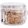 imageOGGI Clear Canister Airtight 38oz  Clamp Lid ampamp Spoon  Airtight Food Storage Containers Ideal for Kitchen ampamp Pantry Storage of Bulk Dry Food Including Flour Sugar Coffee Rice Tea Spices ampamp Herbs28 Fluid Ounces