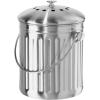 imageOGGI Countertop Compost Bin with Lid1 Gallon Indoor Compost Bin wCharcoal Filter Stainless Steel Compost Container Ideal Kitchen Compost Pail Eco Friendly ProductsFood Waste Bin