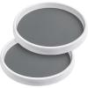 imageOGGI Set of 2 Lazy Susan Organizers 10quot for Kitchen Pantry Cabinet Organizing ampamp Storage Ideal as Rotating Spice Racks ampamp Pantry Organizers  WhiteTaupe