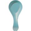 imageOGGI Stainless Steel Spoon Rest Long Handle Holds Kitchen Utensils in Place Great Spoon Rest for Counter Stove Top or Coffee Station Kitchen Accessories Utensil Rest StainlessTurquoise
