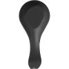 imageOGGI Stainless Steel Spoon Rest Long Handle Holds Kitchen Utensils in Place Great Spoon Rest for Counter Stove Top or Coffee Station Kitchen Accessories Utensil Rest StainlessBlack