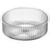 imageOggi 10quot Fluted Lazy Susan Turntable Organizer  Clear Rotating Cabinet Organizer for Kitchen Pantry Fridge Bathroom Spices Perfume Makeup ampamp More  Stylish Storage ampamp Organization