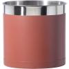 imageOggi Stainless Steel Jumbo Utensil Holder  7quot Utensil Caddy Weighted Base for Stability  Extra Large Utensil Crock and Countertop Utensil Organizer Stainless SteelBrick Red  7