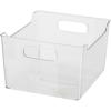 imageOggi Storage Bin With Handles  Deep 975quot x 9quot x 6quot  Ideal for Kitchen Organization Pantry Storage Fridge Organizing Clear1 Count Pack of 1