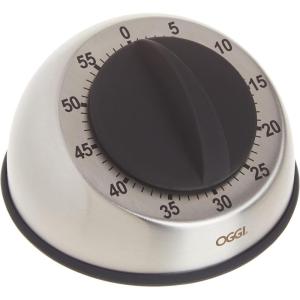 imageOGGI Countdown 60Minute Kitchen Timer Stainless Steel Countdown Timer Cooking Timer Ideal Time Management Stainless Steel Kitchen Accessories Great Addition to Kitchen Gadgets